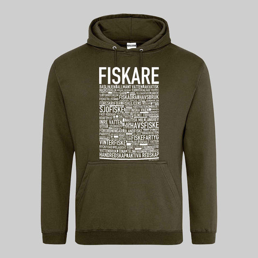 Fiskare Text Hoodie