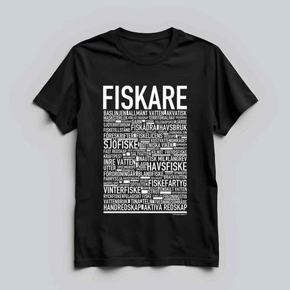 Fiskare Text T-shirt