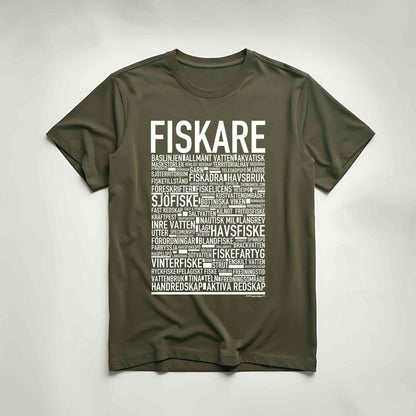 Fiskare Text T-shirt