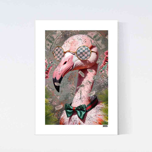 Flamingo Flamboyance Poster