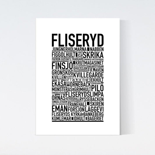 Fliseryd Text Poster