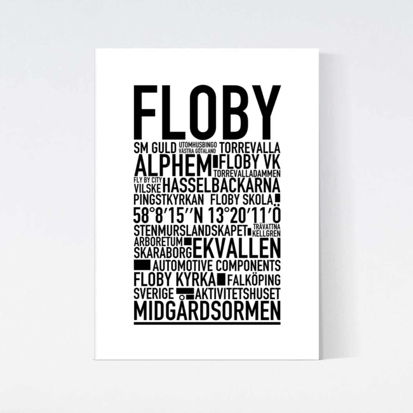 Floby Text Poster