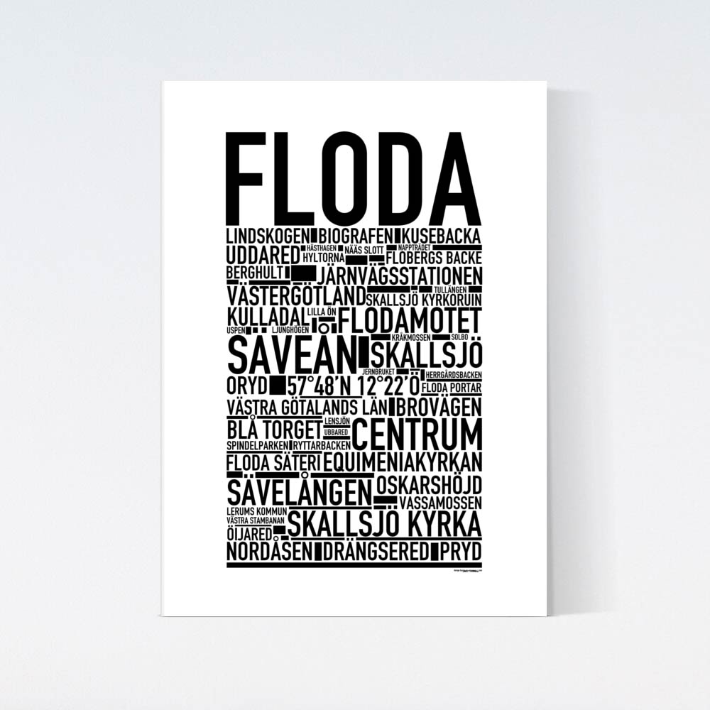 Floda Text Poster