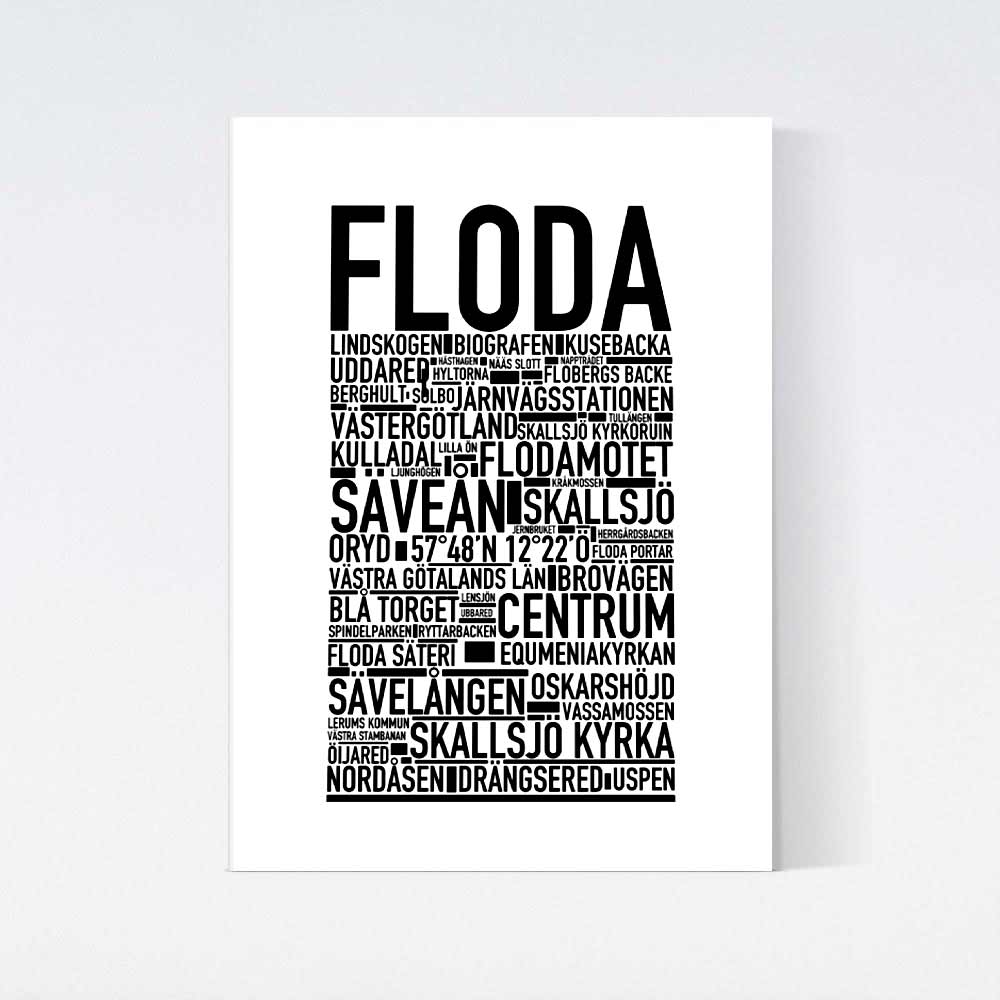 Floda Text Poster