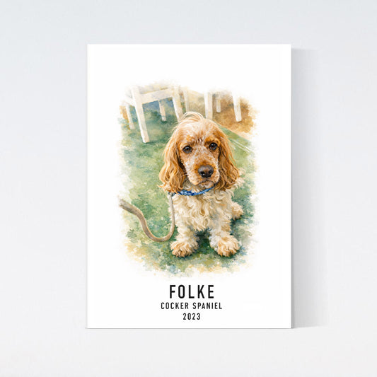 Skapa Porträtt Husdjur Poster