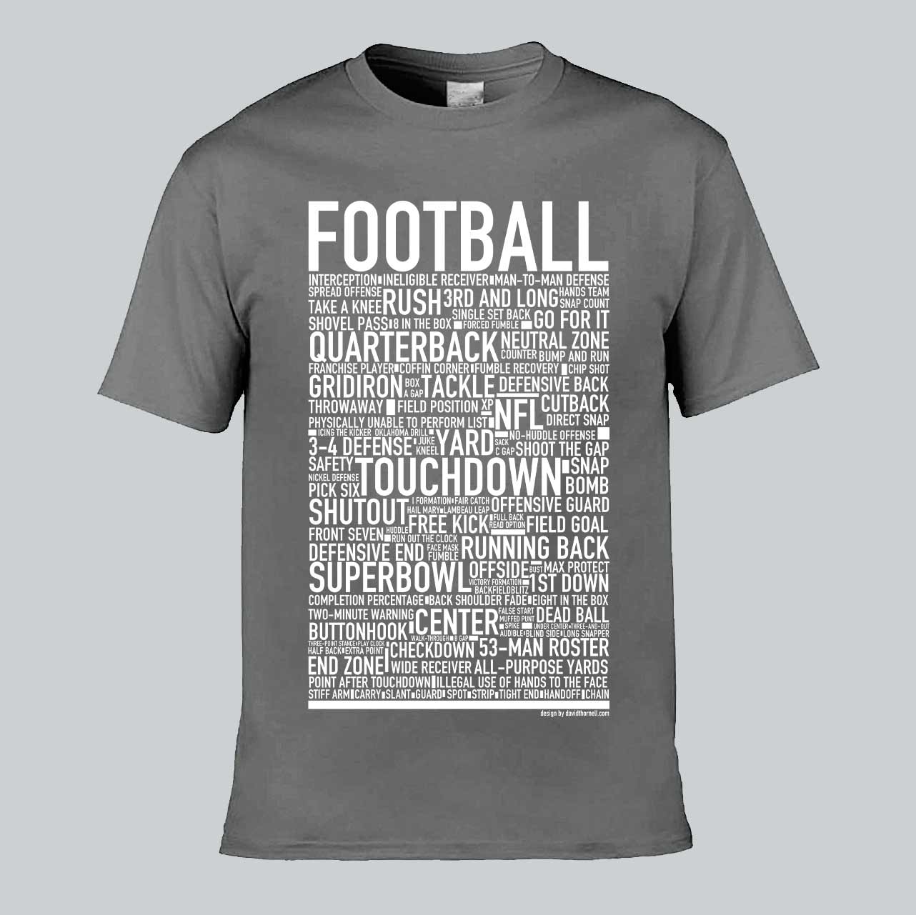 Football Text T-shirt