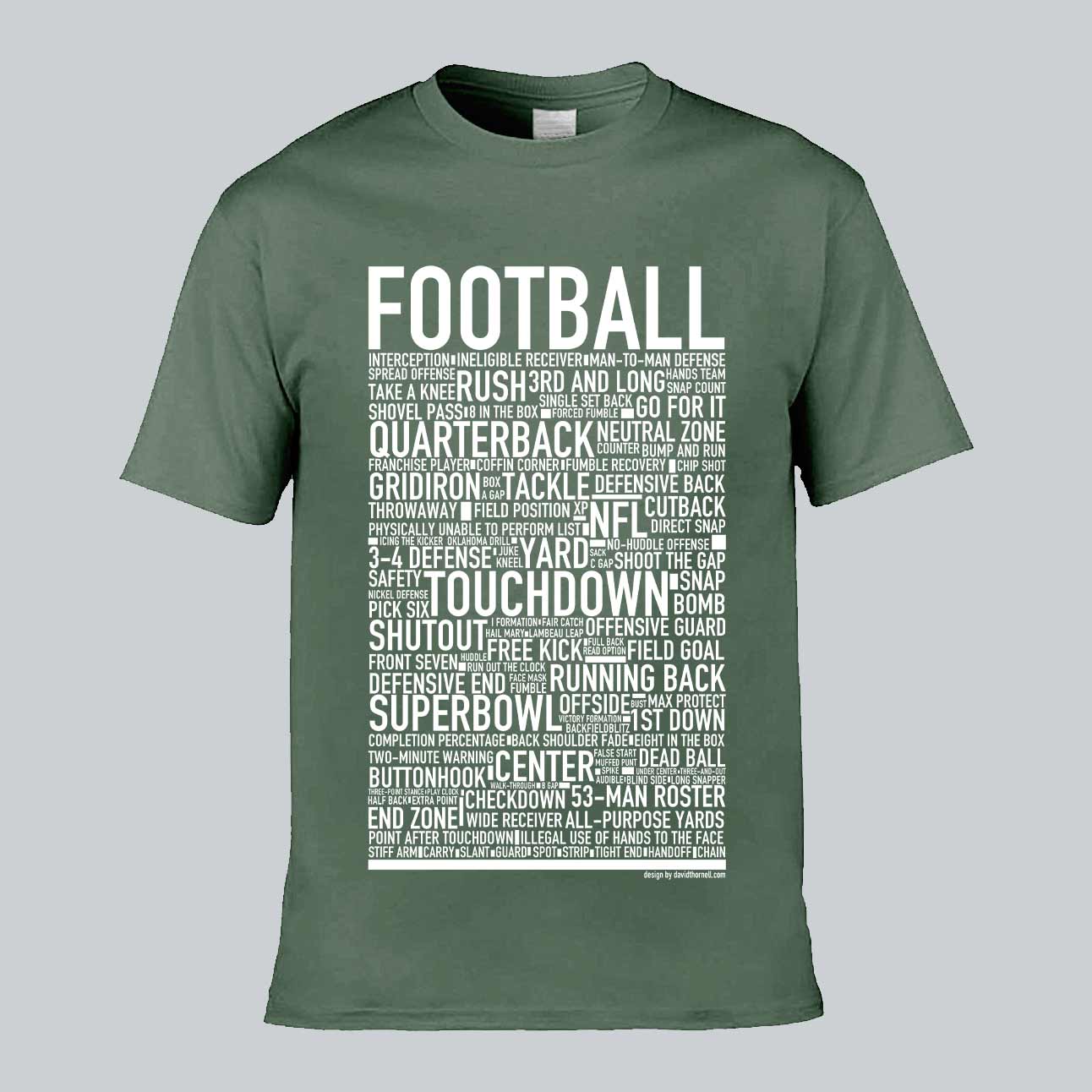 Football Text T-shirt