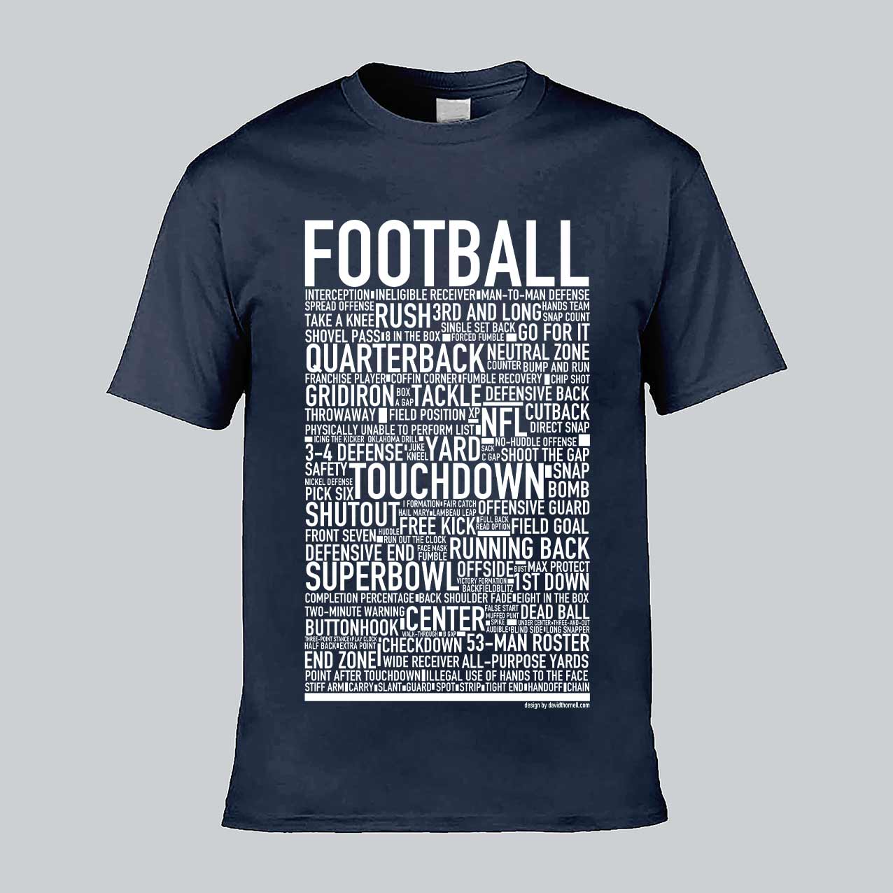 Football Text T-shirt