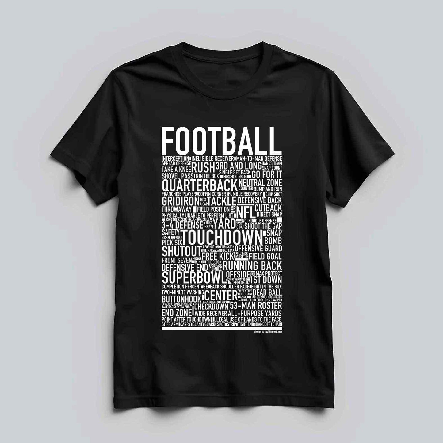 Football Text T-shirt