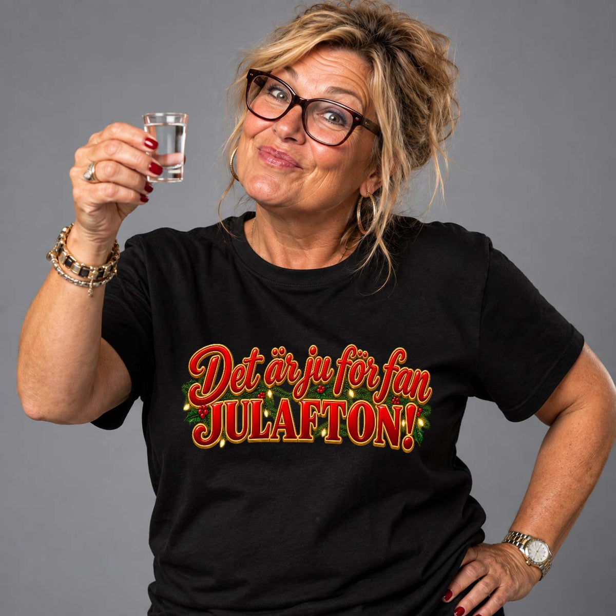 Det Är För Fan Julafton T-shirt