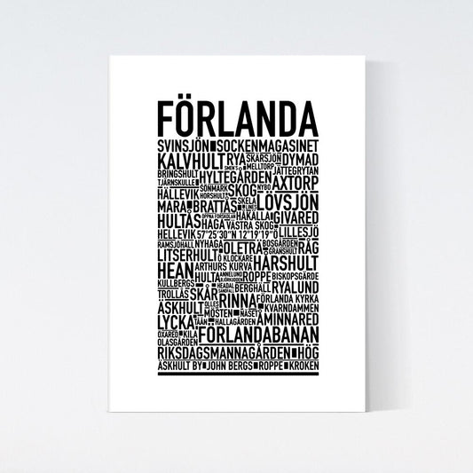 Förlanda Text Poster