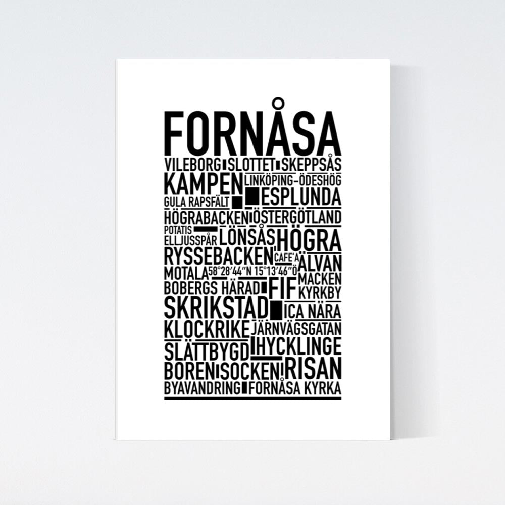 Fornåsa Text Poster