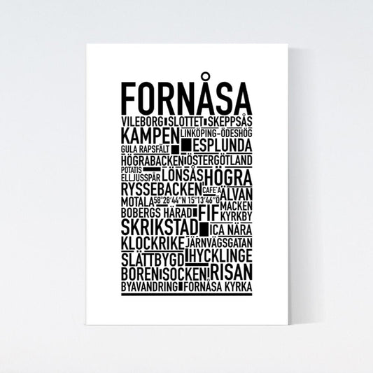 Fornåsa Text Poster