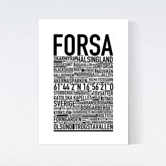 Forsa Text Poster