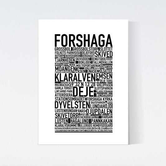 Forshaga Text Poster
