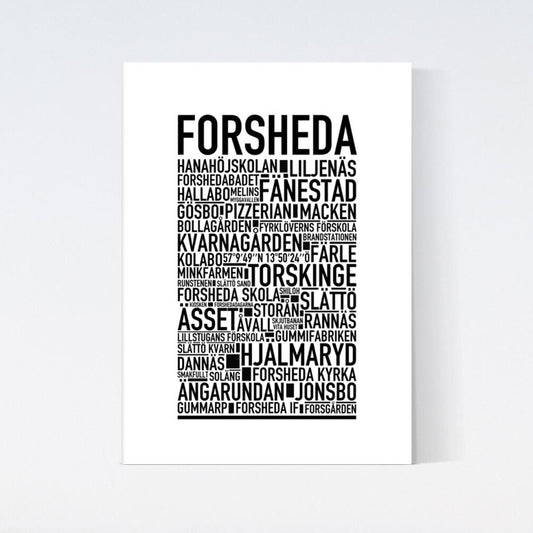 Forsheda Text Poster