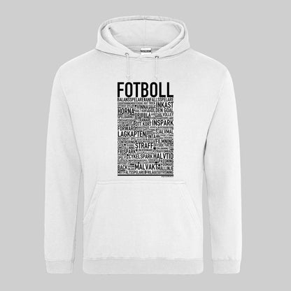 Fotboll Text Hoodie