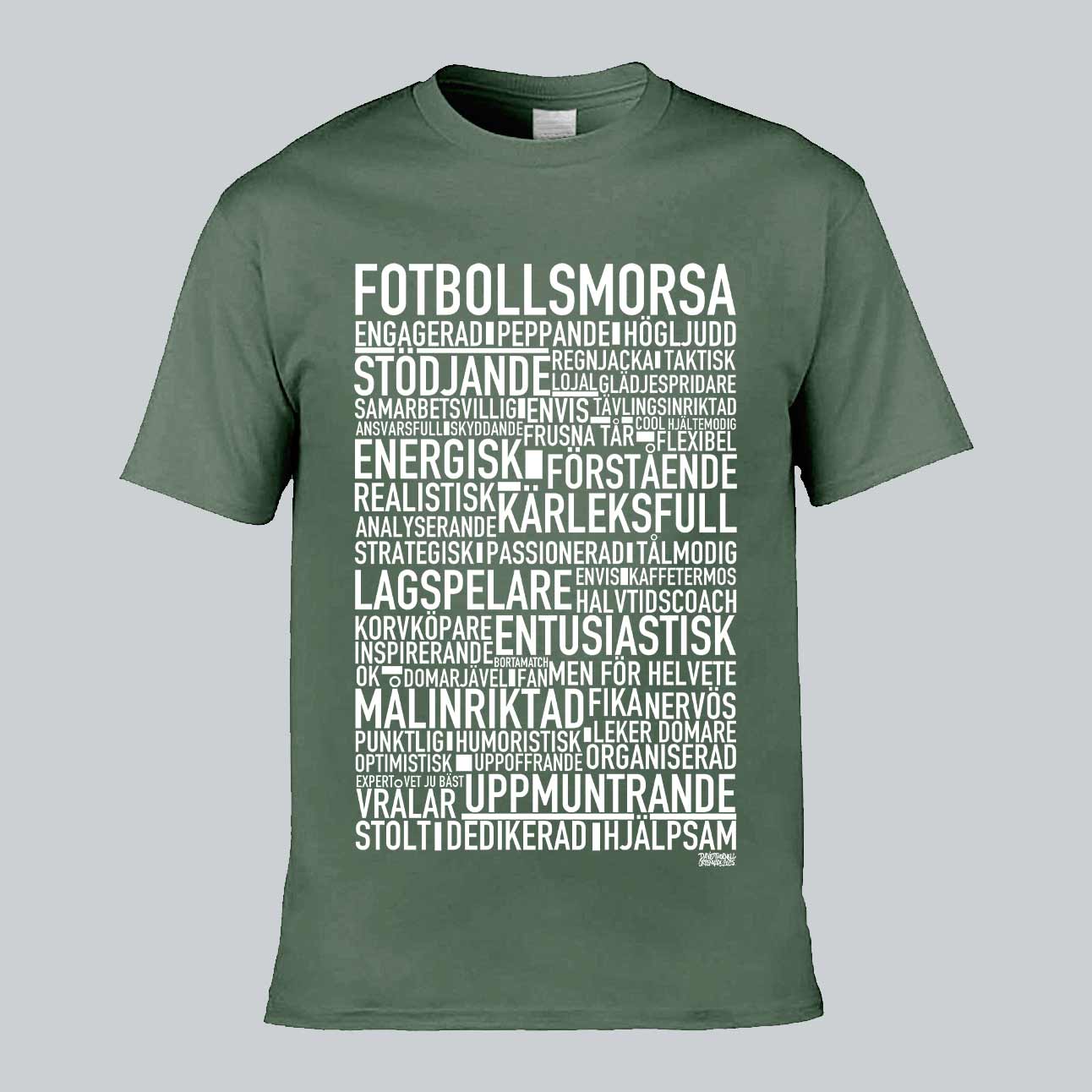 Fotbollsmorsa Text T-shirt