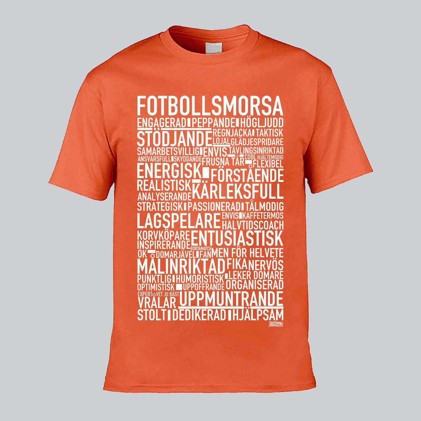 Fotbollsmorsa Text T-shirt