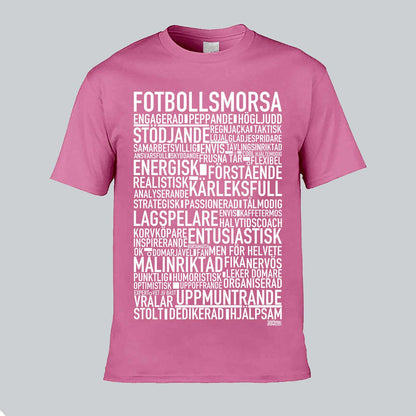 Fotbollsmorsa Text T-shirt