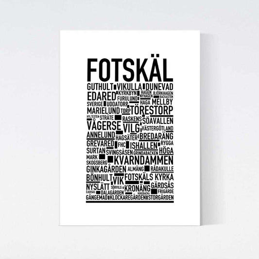 Fotskäl Text Poster