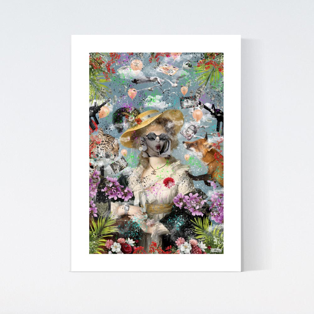 Miss Lady Fox Art Poster