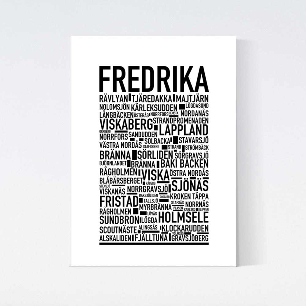 Fredrika Text Poster