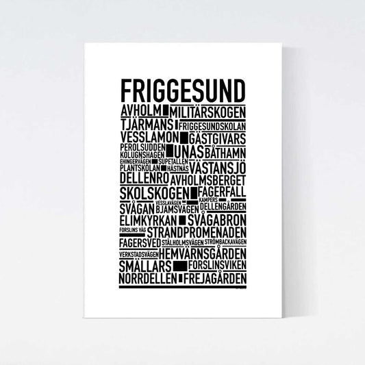 Friggesund Text Poster