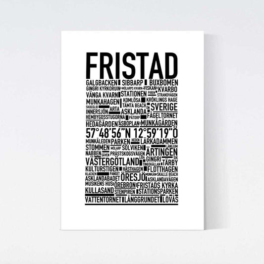 Fristad Text Poster