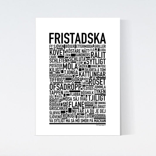 Fristadska Dialekt Text Poster