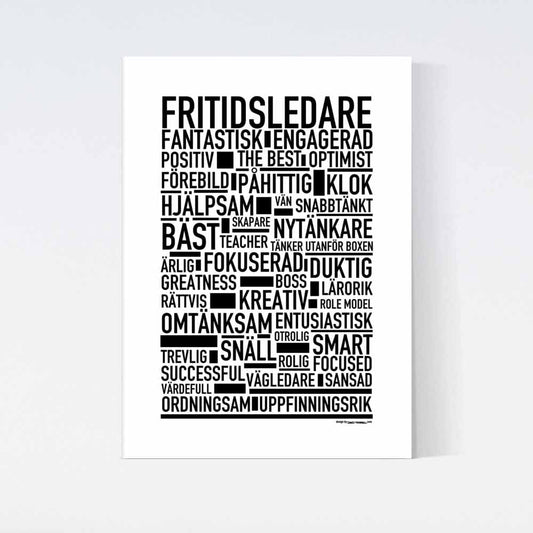 Fritidsledare Text Poster