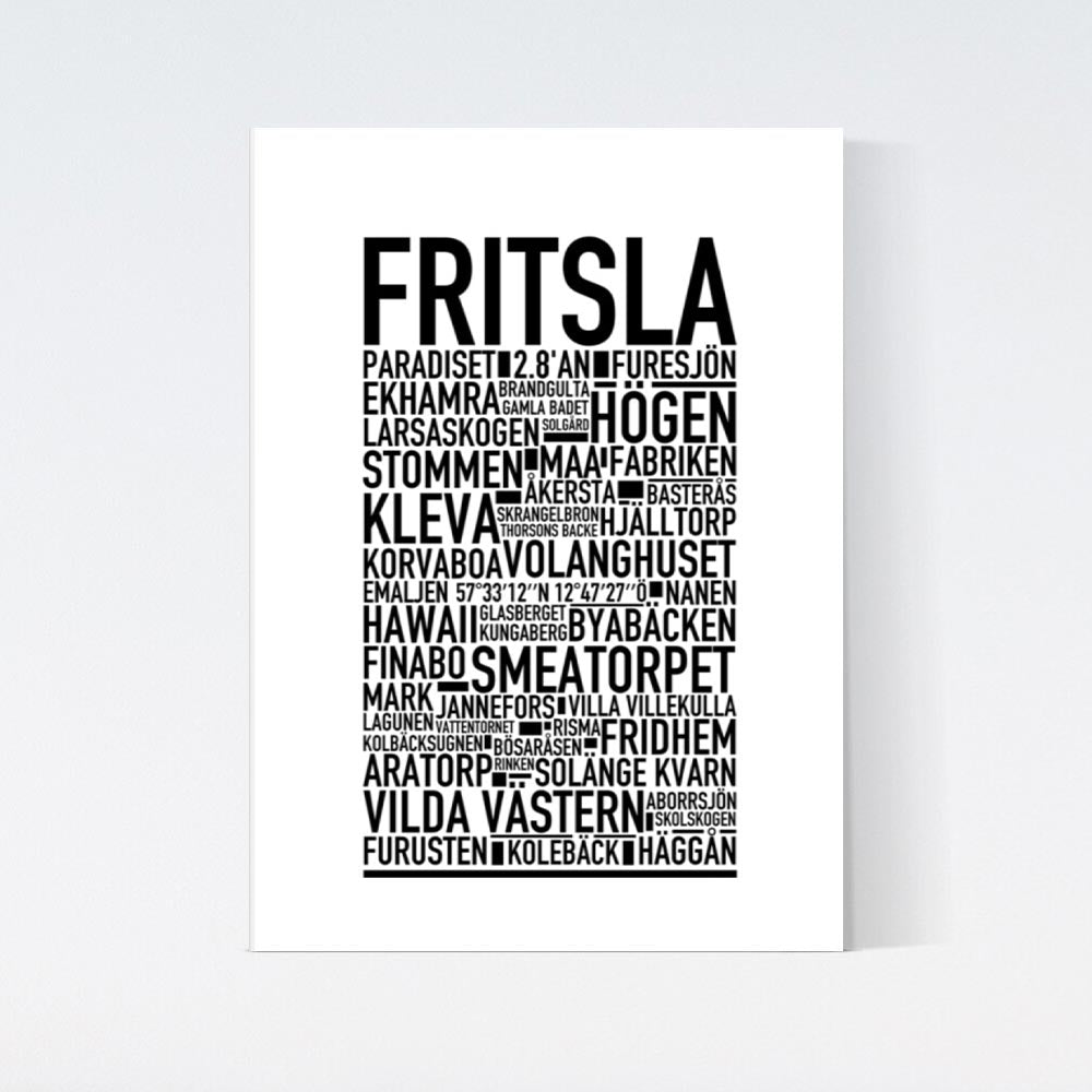 Fritsla Text Poster