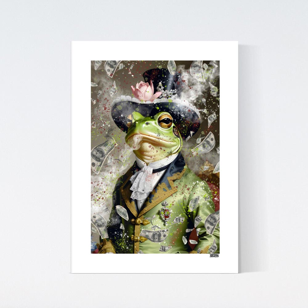 Royal Frog Poster