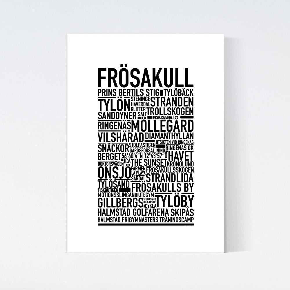 Frösakull Text Poster