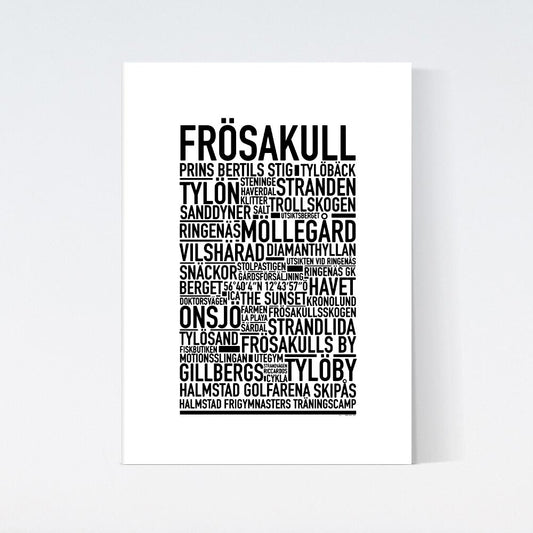 Frösakull Text Poster