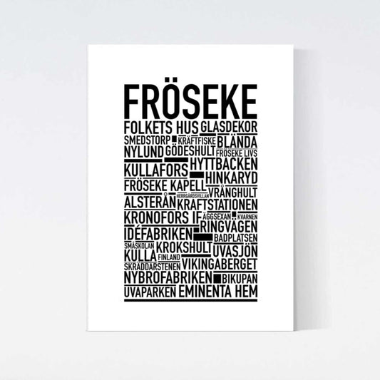 Fröseke Text Poster