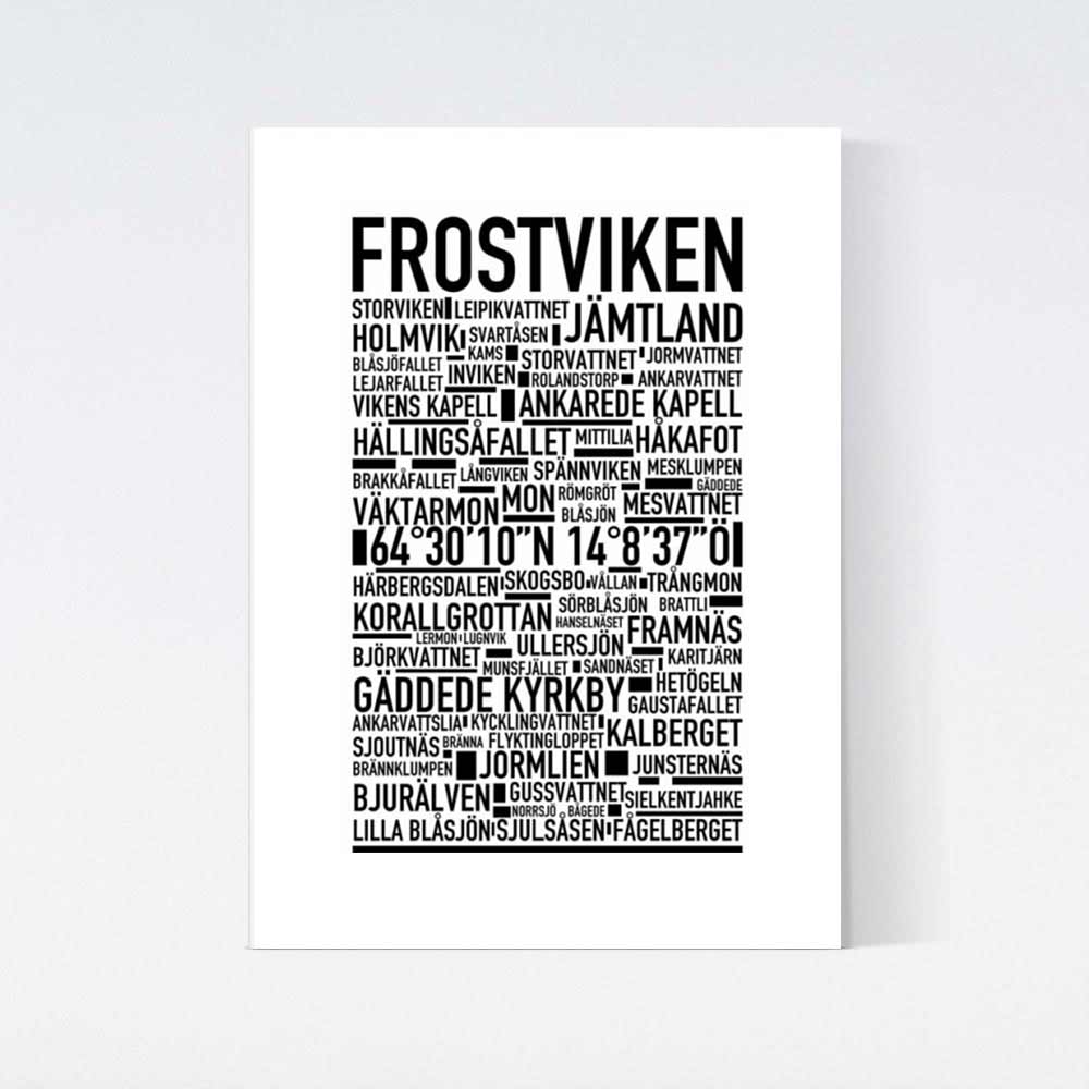 Frostviken Text Poster
