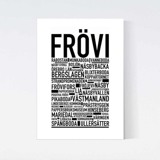 Frövi Text Poster