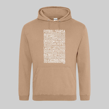 Fotbollsfarsa Text Hoodie