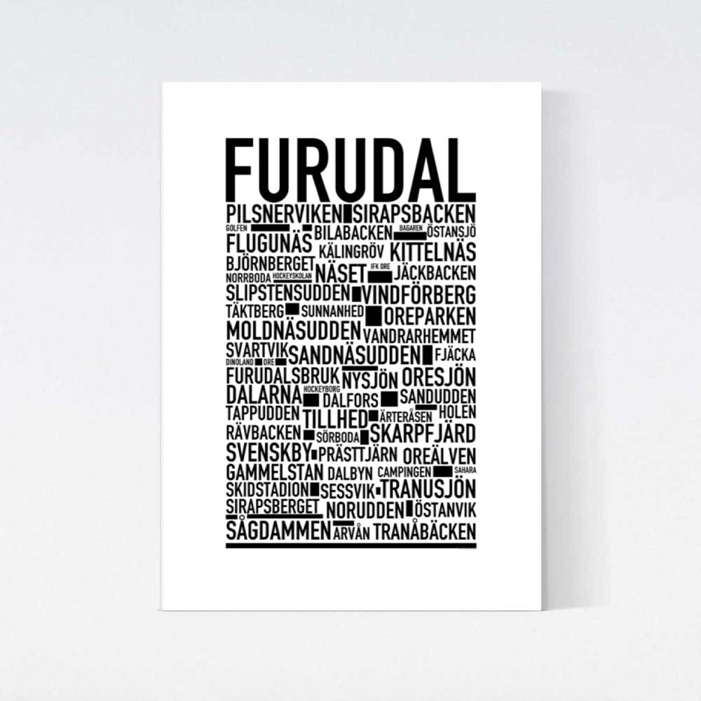 Furudal Text Poster