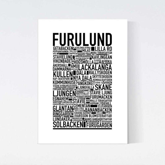 Furulund Text Poster