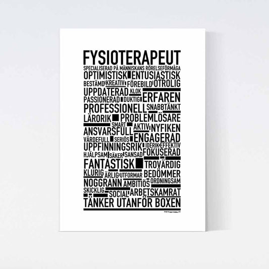 Fysioterapeut Text Poster