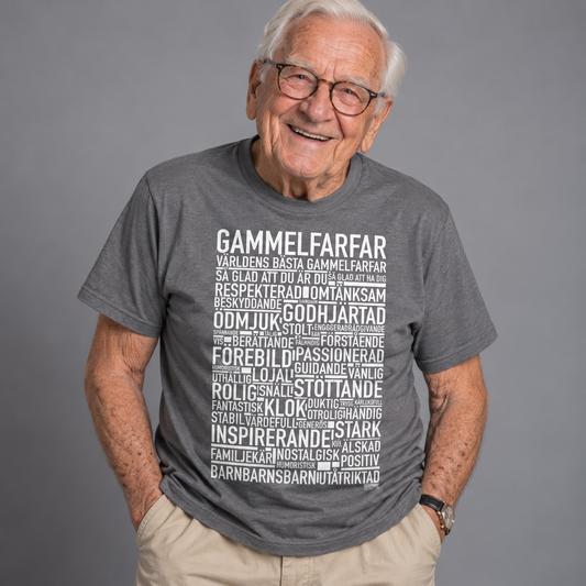Gammelfarfar 2024 Text T-shirt