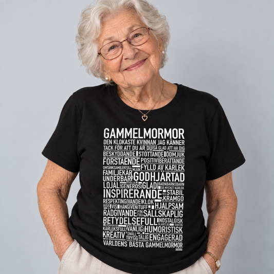 Gammelmormor 2024 Text T-shirt