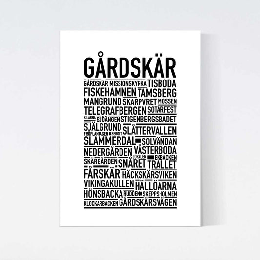 Gårdskär Text Poster