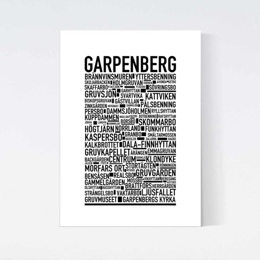 Garpenberg Text Poster
