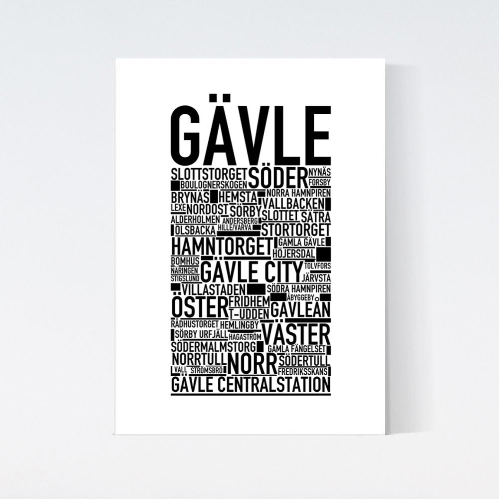 Gävle Text Poster