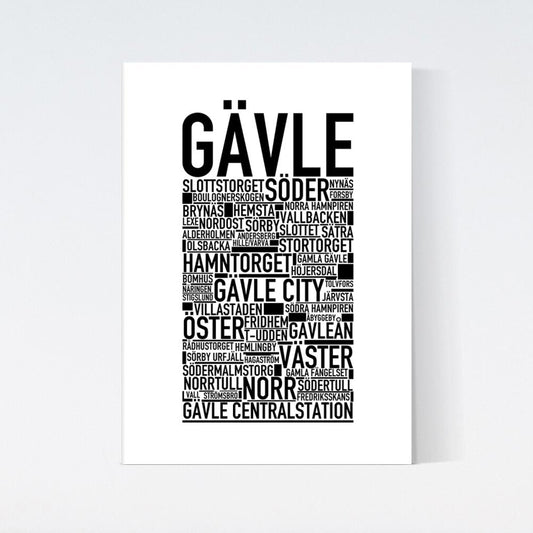 Gävle Text Poster