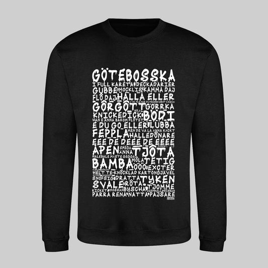 Götebosska Graffiti Dialekt Sweatshirt