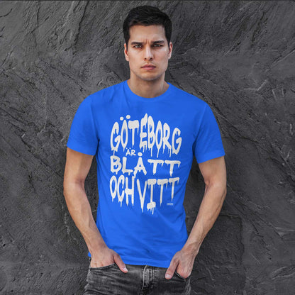 GBG är Blått & Vitt T-shirt